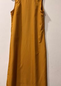 Mustard Yellow Midi Dress