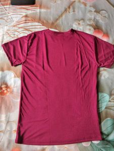 Stylish Maroon Graphic T-Shirt