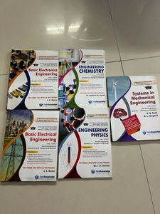 5 Books Brand New- FY Engineering sem1&amp;2