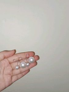 Elegant Pearl Cluster Earrings