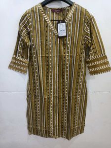 Stylish Striped Cotton Kurta