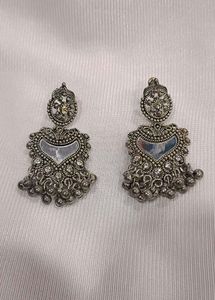 Traditional Oxidized Jhumka Earrings