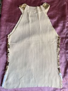 Sparkling Sequin Halter Top