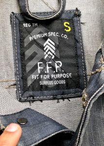 Men's Crop Denim Jacket