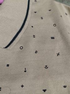 Men's Printed Polo T-Shirt M size