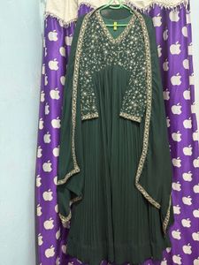 Elegant Green Kurta Set with Embroidery