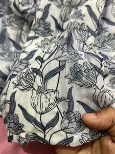 Floral Print kurti with Tie Waist