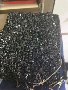 Sparkling Star Embellished Clutch Bag