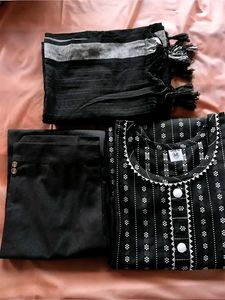 Mega Sale 🔥black Kurta Set 🖤