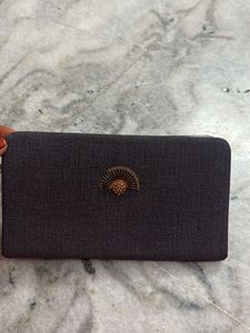 Chic Brown Faux Leather Handbag