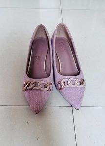 Pink Shimmer Pumps