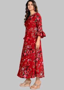 Floral Print Maxi Dress