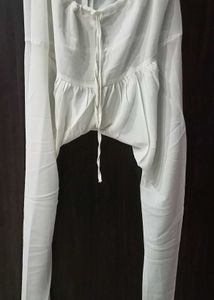 Pink Anarkali with pant and dupatta