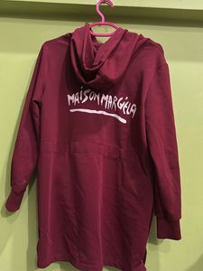 Stylish Maroon Long Hoodie Jacket