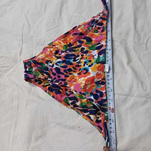 Vibrant Abstract⚛️ Print Bikini Bottom