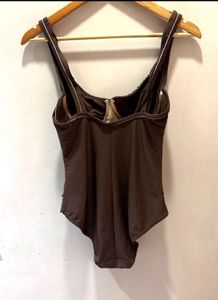 Chic Brown Bodysuit