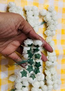 White Artificial Rose Buds Bulk pack of 9