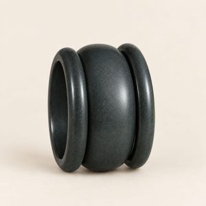Unique Dark Stone Bangle Set