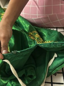 Lehnga Blouse Dupatta Women Green