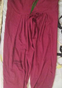 Pink and Red Salwar