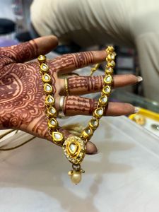 Exquisite Kundan &amp; Pearl Necklace