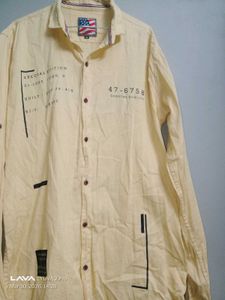 Men's Peach Casual Shirt