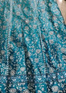 Stunning Teal Ombre Lehenga Choli