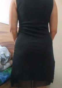 Sparkling Black Sequin Flapper Dress
