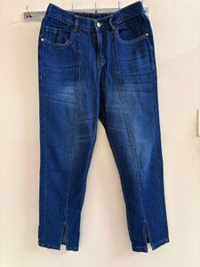 Women's High-Waisted Split Hem Jeans