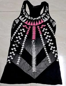 Abstract Print Tank Top
