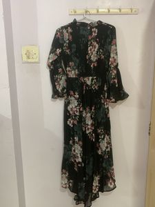 Floral Print Midi Dress