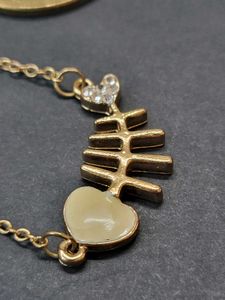 Gold Fishbone Necklace