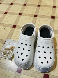 White Stylish Crocs