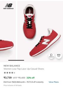 New Balance Red Sneakers