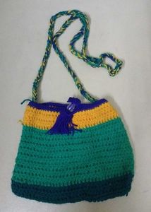 Handmade Crocheted Crossbody Bag