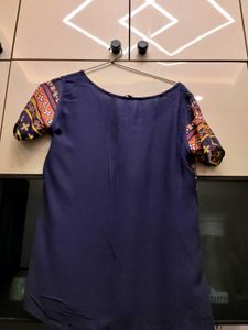 Boho Print Short Sleeve Top