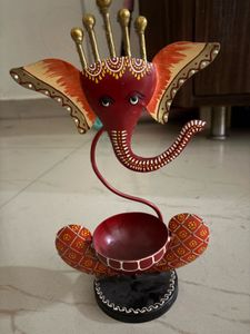 Decorative Lord Ganesha tlight holder