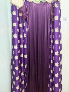 Purple Satin Nightgown