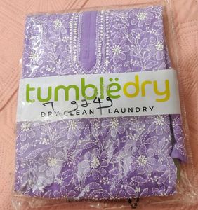Elegant Lavender Chikankari Kurta 🆕✨🌸💜