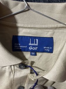 Dunhill Men's Beige Polo T-Shirt