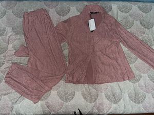Stylish Pleated Co-ord Set
