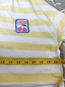Trendy Striped Crop Top