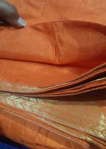 Elegant Orange Saree