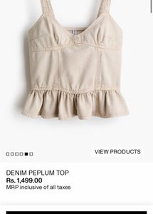 Peplum Top