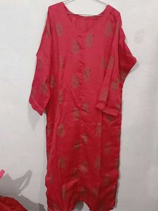Vibrant Red Kurti