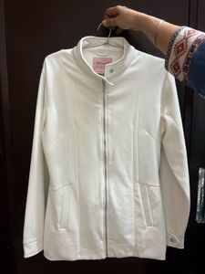 Elegant White Women's Jacket