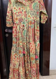 Bohemian Floral Tiered Maxi Dress