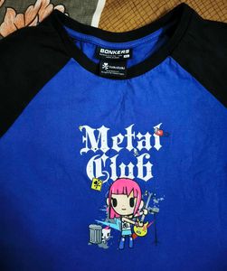 Metallic Baby Crop Top