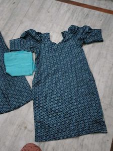 Full Flair Circular Plazo Kurta Dupatta Set