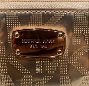 Michael Kors Metallic Wallet Wristlet NWOT